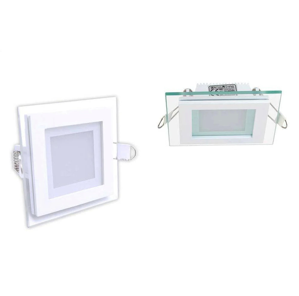 Pannello LED slim 6W – incasso vetro CCT tecnologia - ambraled
