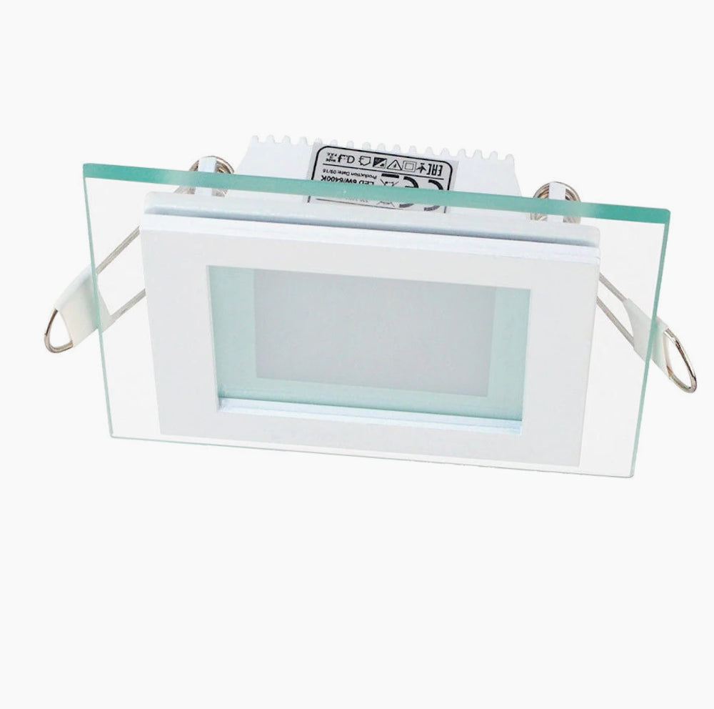 Pannello LED slim 9W – incasso vetro CCT tecnologia - ambraled