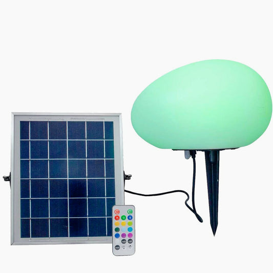Lampada da giardino LED RGB + 4000K – A pannello solare, luce decorativa - ambraled