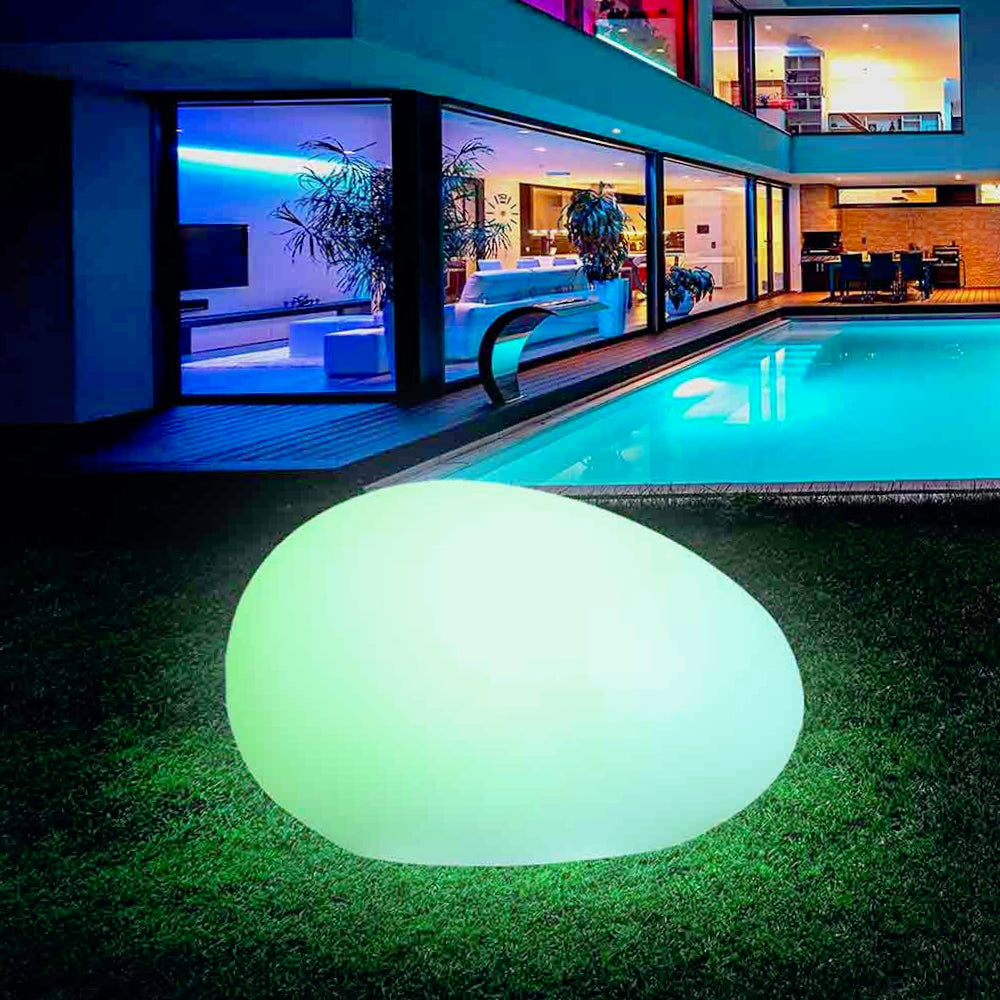 Lampada da giardino LED RGB + 4000K – A pannello solare, luce decorativa - ambraled
