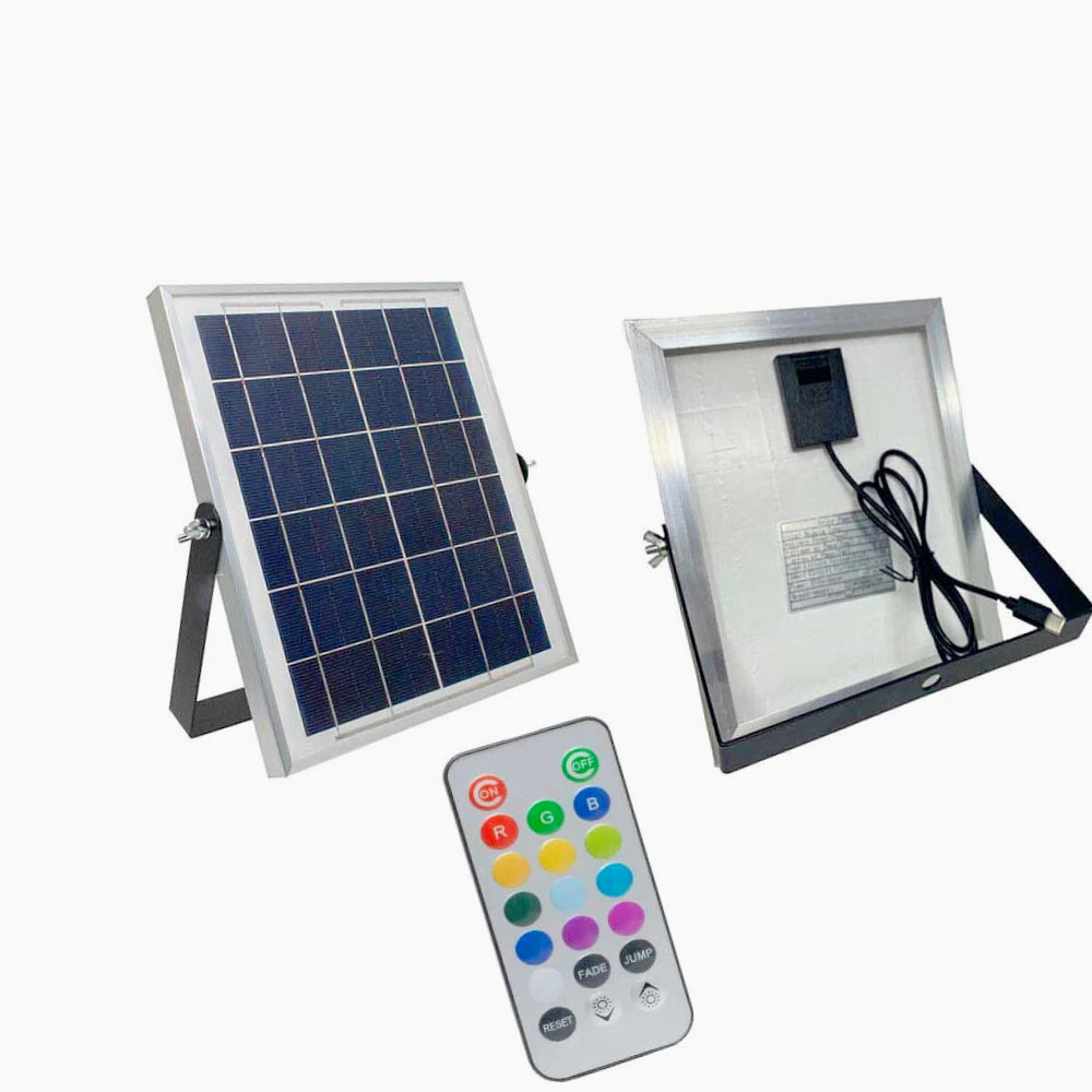 Lampada da giardino LED RGB + 4000K – A pannello solare, luce decorativa - ambraled