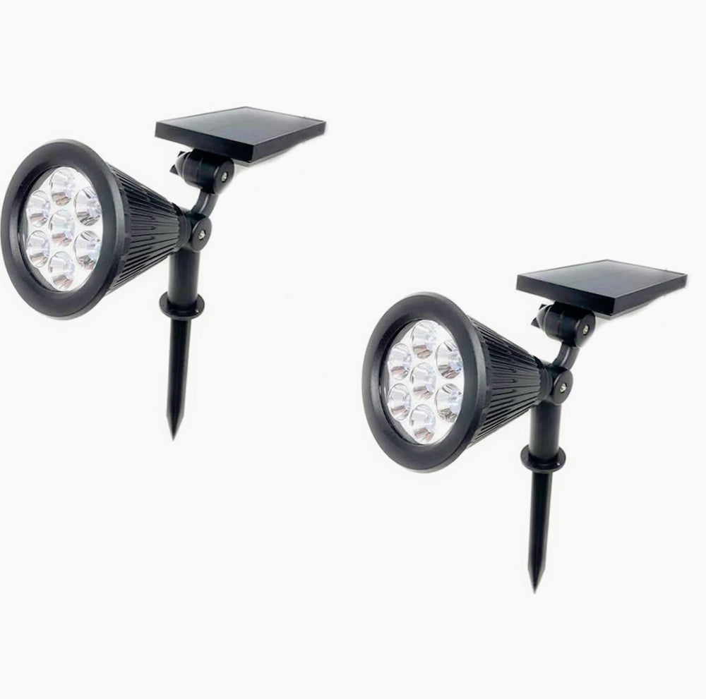 Faretto solare 3W – 7LED picchetto luce 3000K/6500K IP65 - ambraled