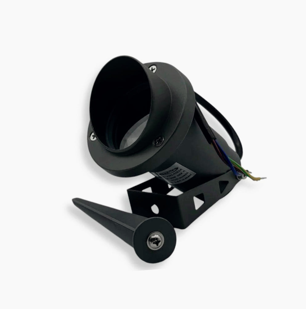 Faretto da giardino – doppia installazione picchetto/staffa GU10 IP65 - ambraled