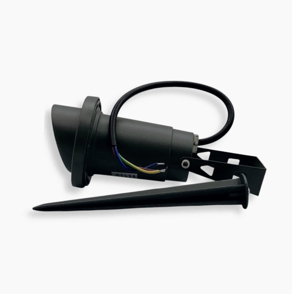 Faretto da giardino – doppia installazione picchetto/staffa GU10 IP65 - ambraled
