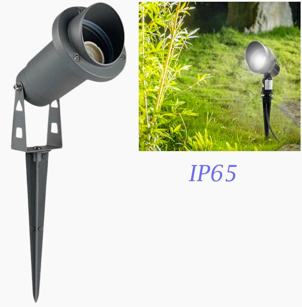 Faretto da giardino – doppia installazione picchetto/staffa GU10 IP65 - ambraled