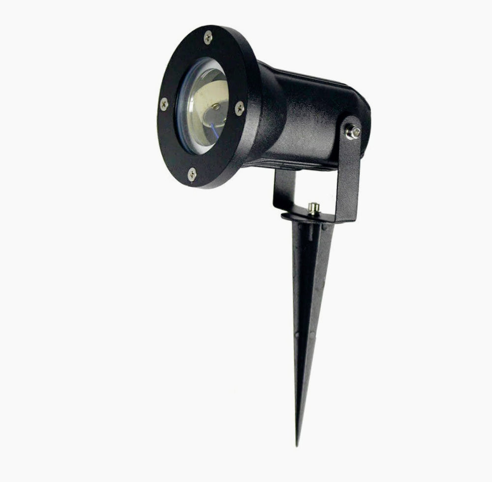 Faretto esterno LED – picchetto/staffa a parete GU10 IP57 - ambraled
