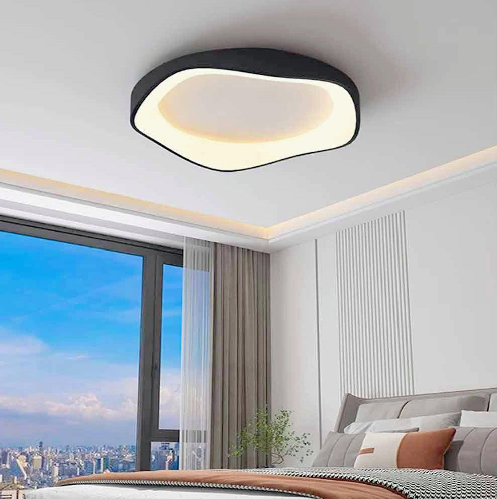 Plafoniera LED a onda moderna 38W con regolazione CCT (tre colorazioni: fredda / naturale / calda) - ambraled