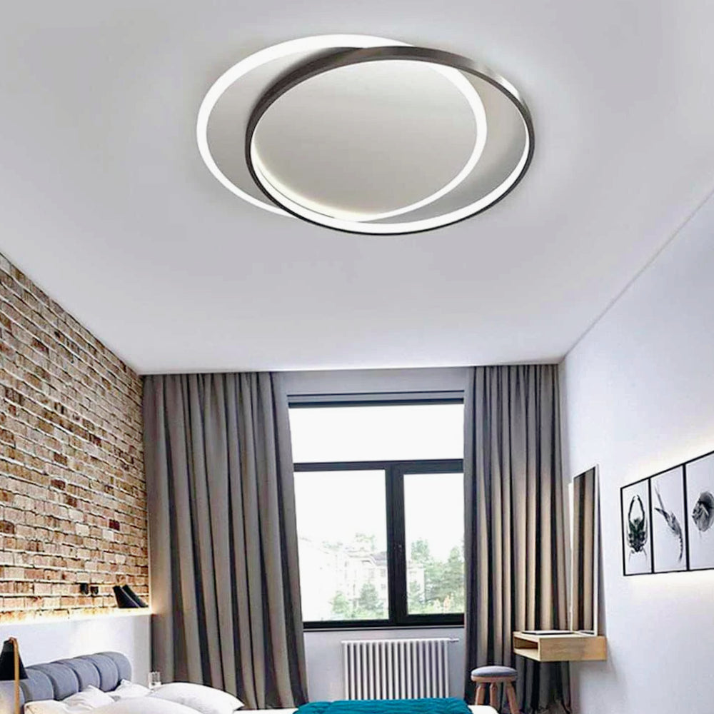 Plafoniera LED tonda 39W dimmerabile con regolazione CCT (tre colori luce) - ambraled