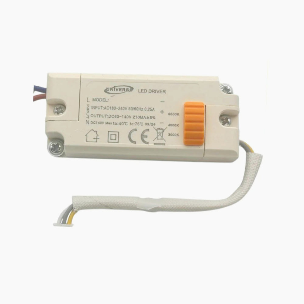 Plafoniera LED tonda con scocca liscia e regolazione CCT (18W/24W/36W) - ambraled