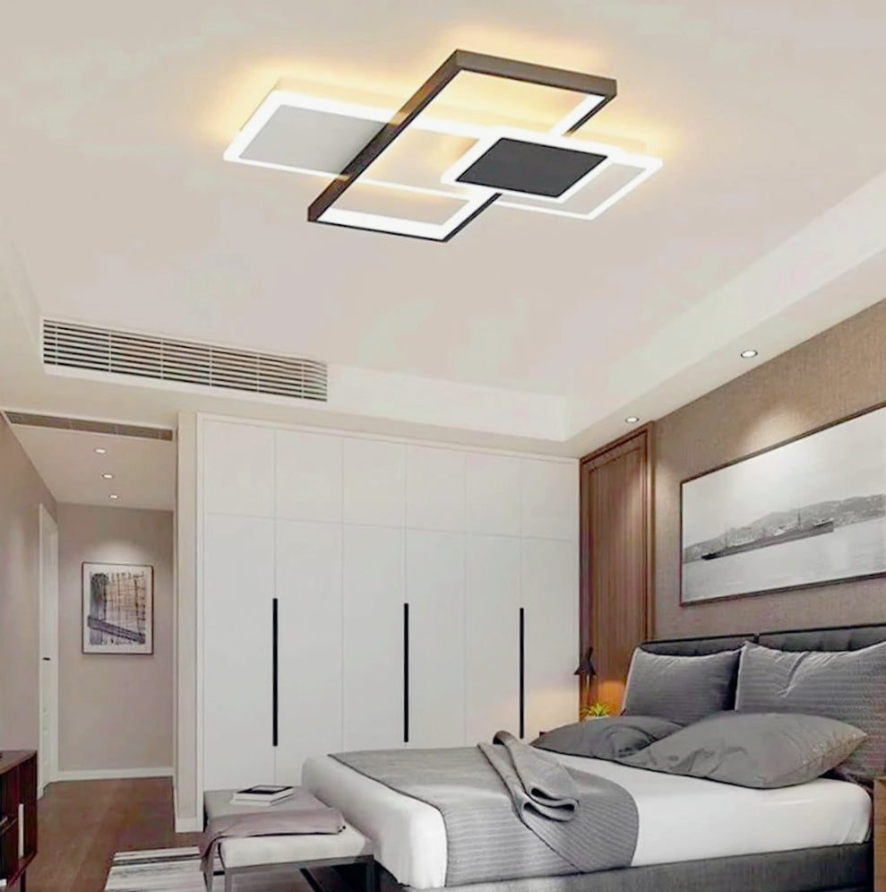 Plafoniera LED 46W con tecnologia CCT e switch per 3 colorazioni di luce (fredda/naturale/calda) - ambraled