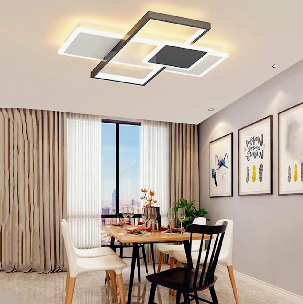 Plafoniera LED 46W con tecnologia CCT e switch per 3 colorazioni di luce (fredda/naturale/calda) - ambraled