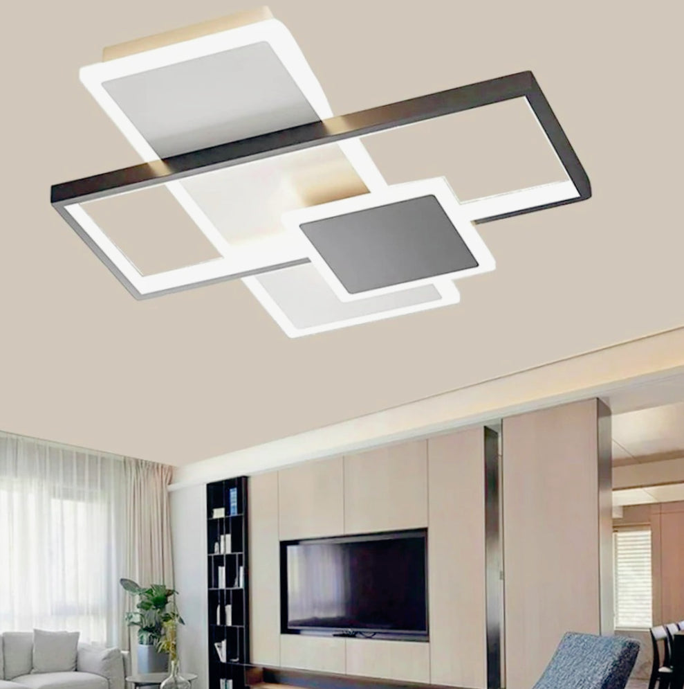 Plafoniera LED 46W con tecnologia CCT e switch per 3 colorazioni di luce (fredda/naturale/calda) - ambraled
