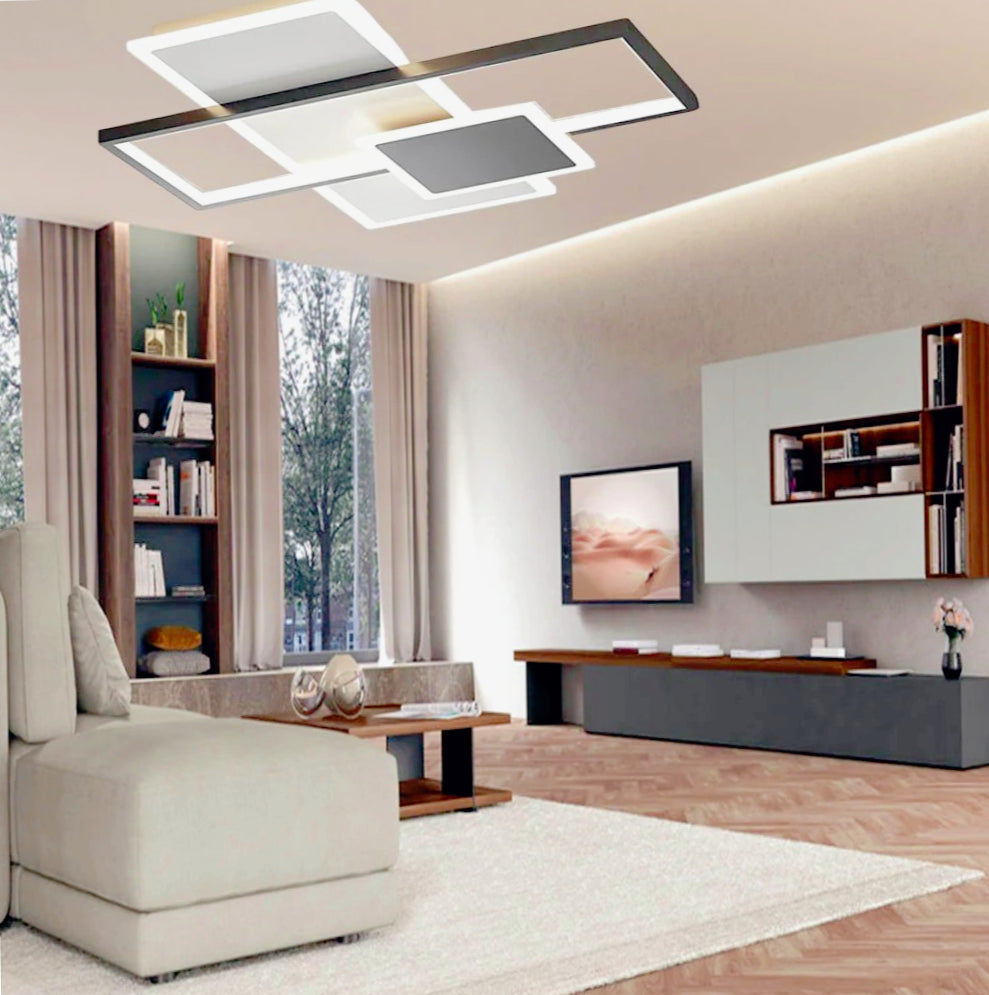 Plafoniera LED 46W con tecnologia CCT e switch per 3 colorazioni di luce (fredda/naturale/calda) - ambraled