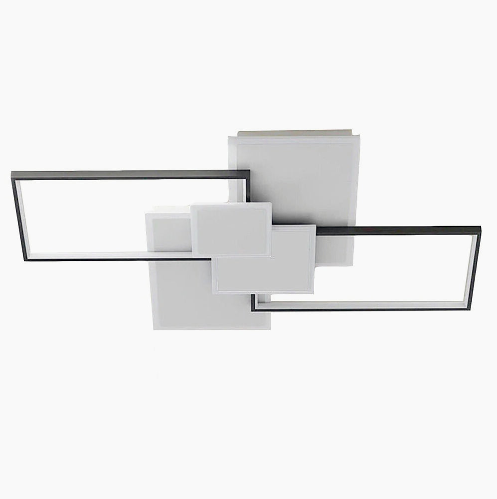 Plafoniera LED 83W con regolazione CCT (tre colorazioni: fredda/naturale/calda), controllo Bluetooth e telecomando - ambraled