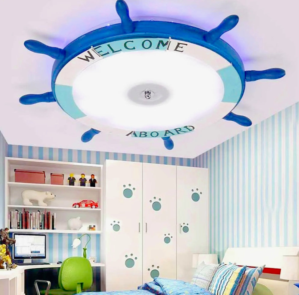 Plafoniera LED a forma di timone 40W con regolazione 3 colori luce (fredda/naturale/calda) - ambraled