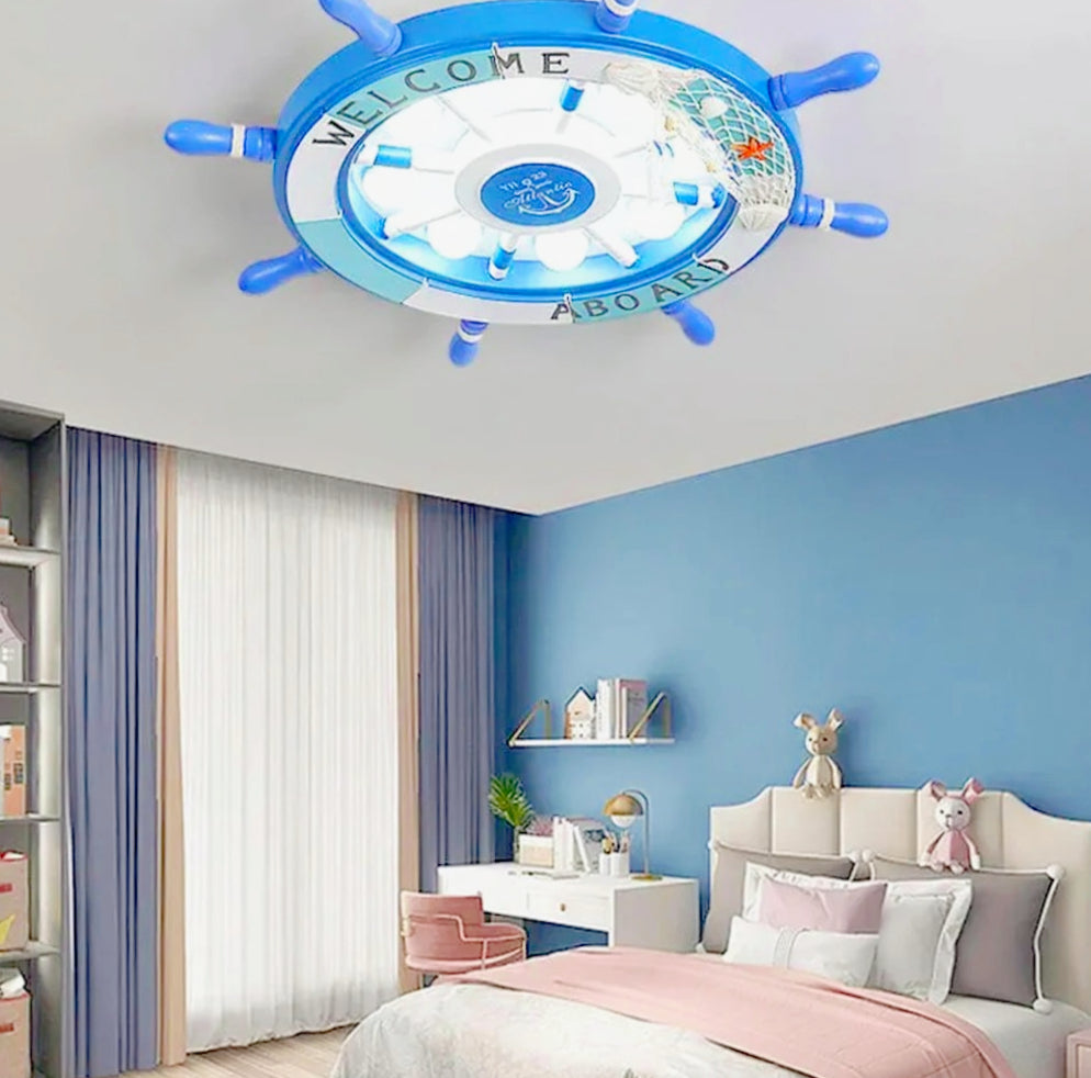 Plafoniera LED a forma di timone 40W con regolazione 3 colori luce (fredda/naturale/calda) - ambraled