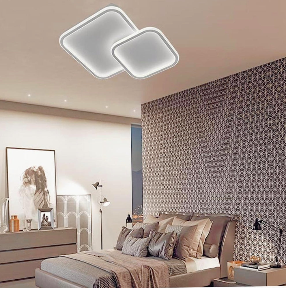 Plafoniera LED effetto ondulato 59W con regolazione luce (fredda/naturale/calda) - ambraled