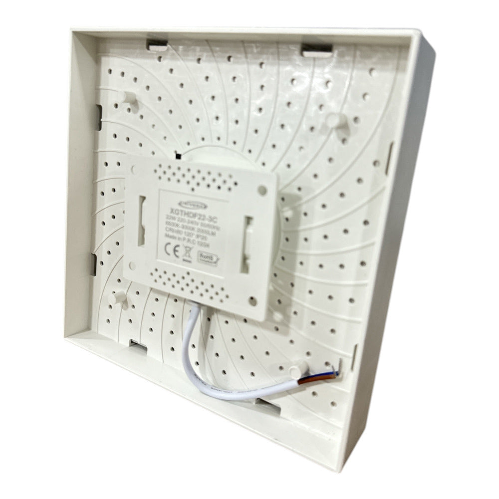 Plafoniera LED mini quadrata 22W – CCT 3000K–6500K - ambraled