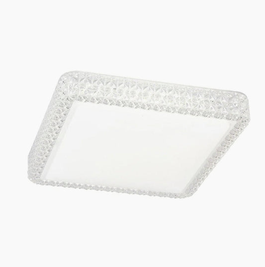 Plafoniera LED quadrata 48W dimmerabile con regolazione CCT (fredda/naturale/calda) - ambraled