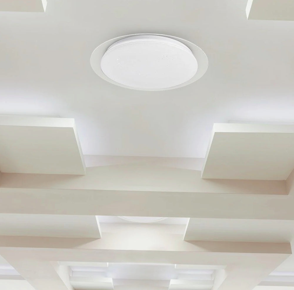 Plafoniera LED rotonda 48W dimmerabile con regolazione CCT (bianca/calda/naturale) - ambraled