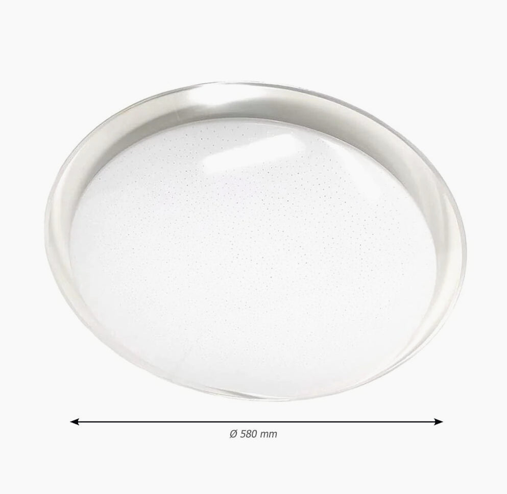 Plafoniera LED rotonda 48W dimmerabile con regolazione CCT (bianca/calda/naturale) - ambraled