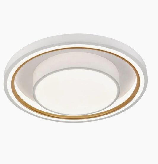 Plafoniera LED tonda 35W - CCT con regolazione 3 colori (fredda/naturale/calda), telecomando e app - ambraled