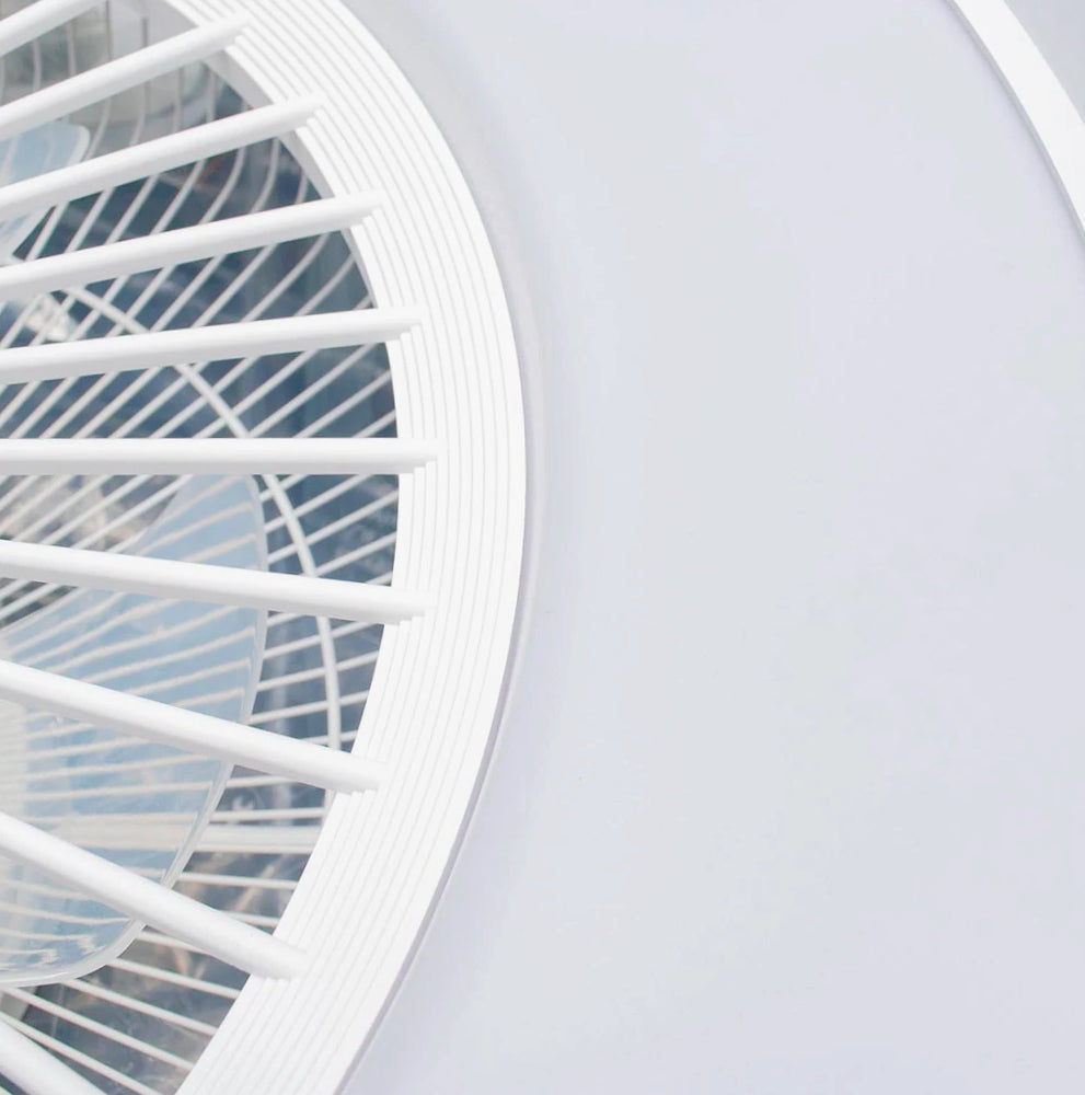 Plafoniera LED Ventilatore 62W - 6 Velocità, Regolazione Luce, Telecomando e App - ambraled