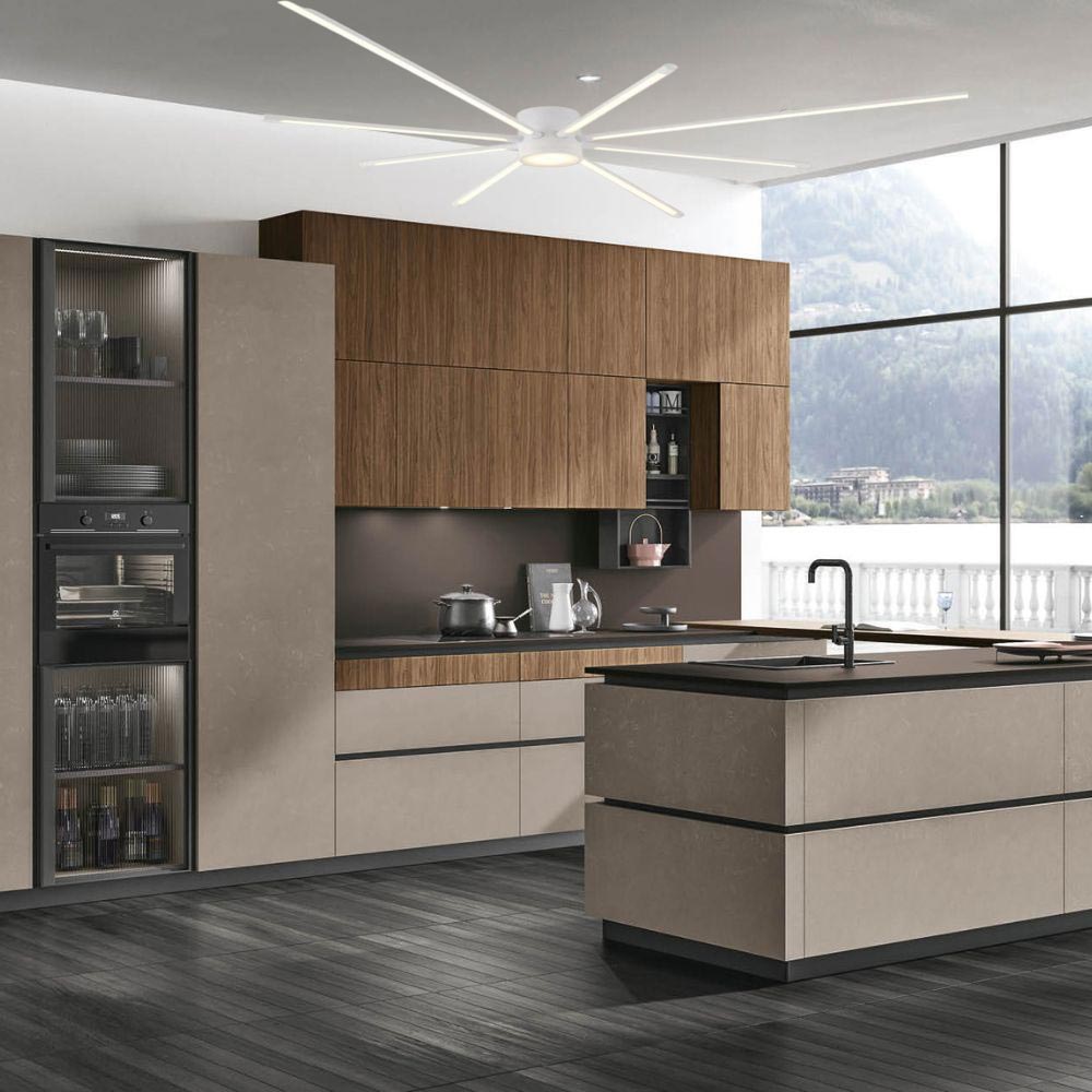 4000k Plafoniera LED moderna bianca 43W - Regolazione luce 6500K/4000K/3000K - ambraled