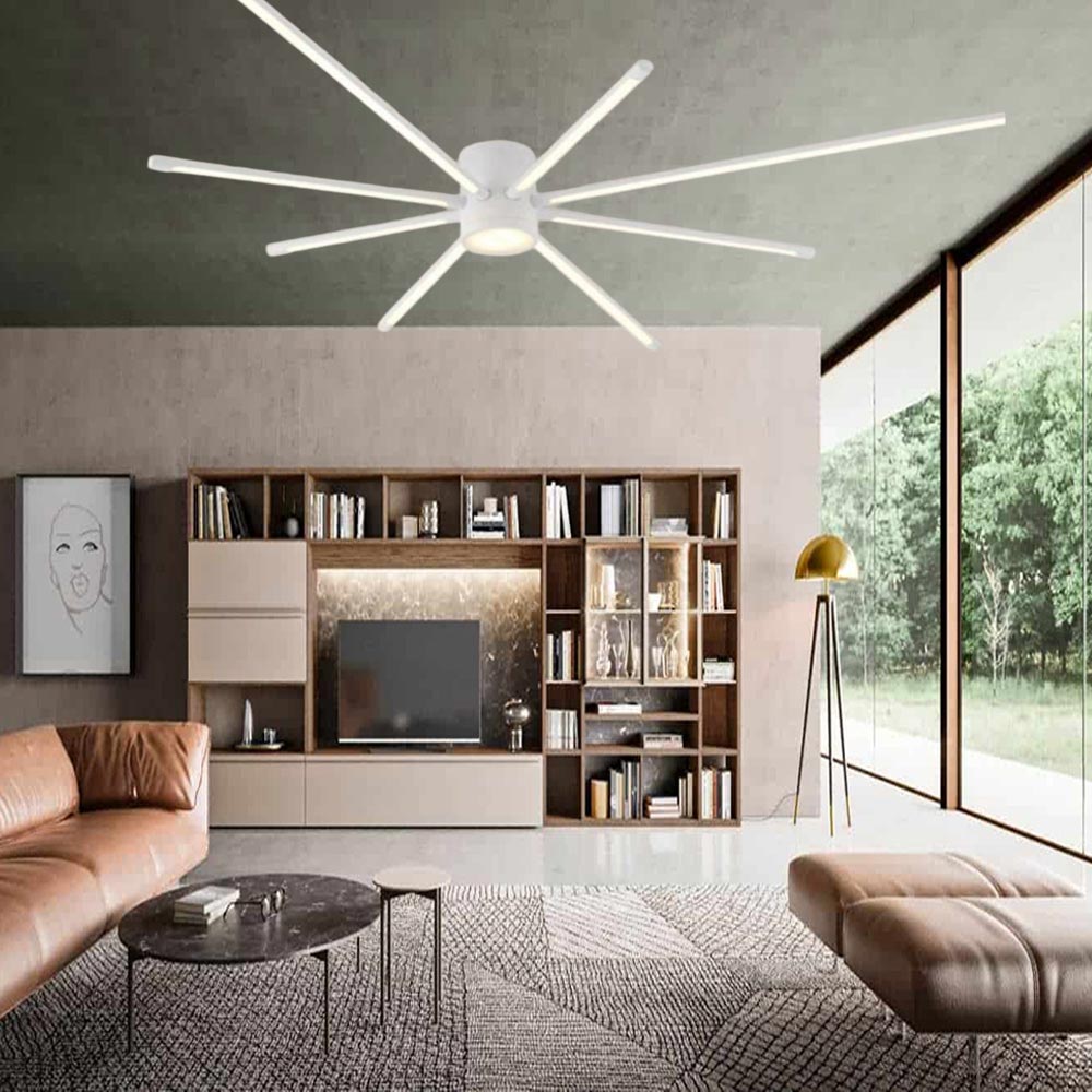 4000k Plafoniera LED moderna bianca 43W - Regolazione luce 6500K/4000K/3000K - ambraled