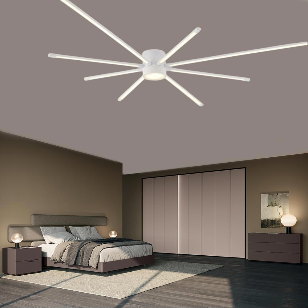 4000k Plafoniera LED moderna bianca 43W - Regolazione luce 6500K/4000K/3000K - ambraled