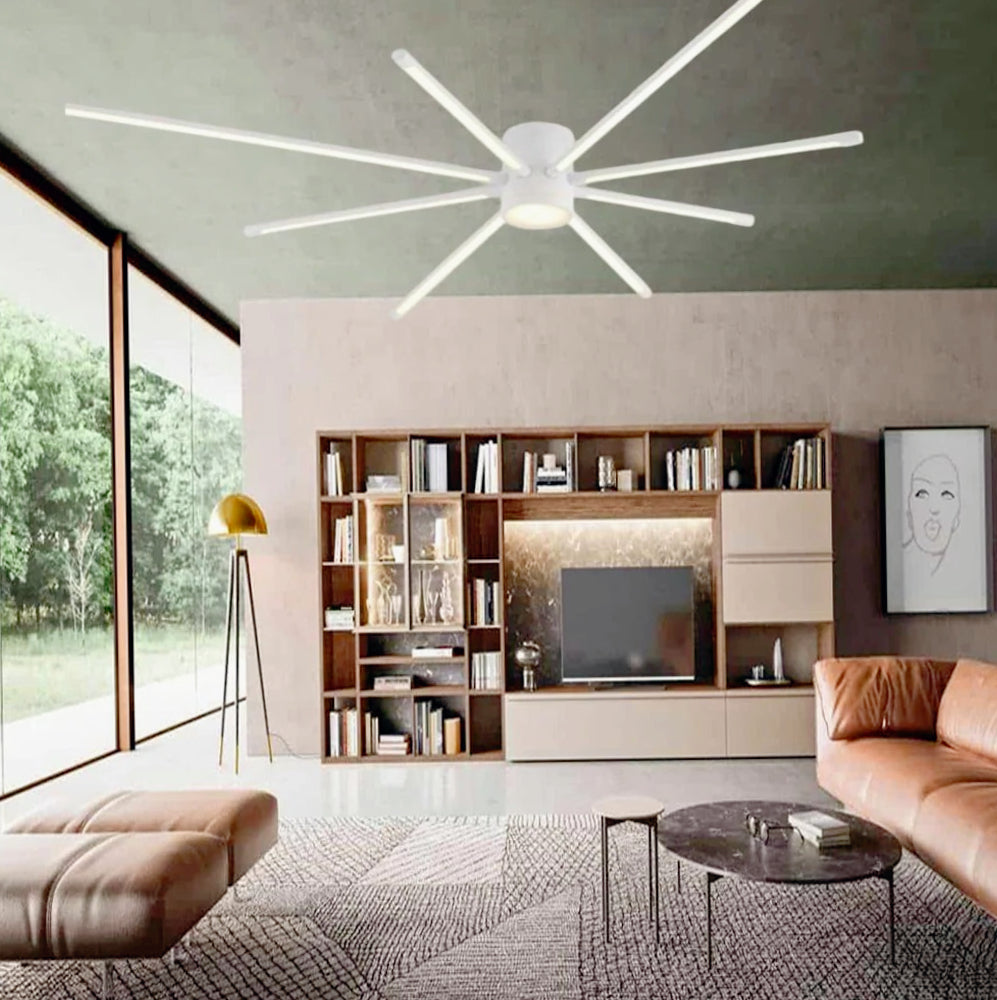 4000k Plafoniera LED moderna bianca 43W - Regolazione luce 6500K/4000K/3000K - ambraled