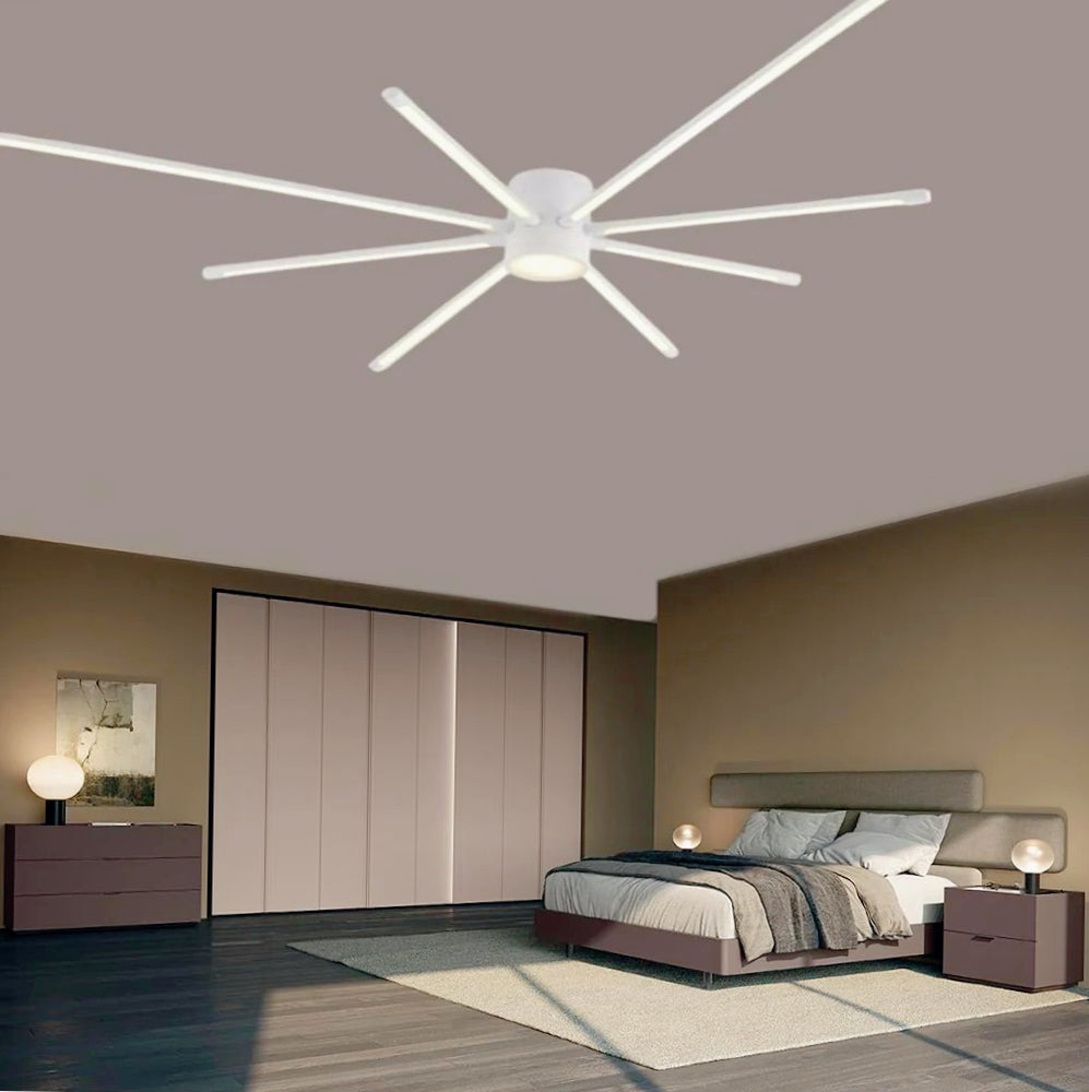 4000k Plafoniera LED moderna bianca 43W - Regolazione luce 6500K/4000K/3000K - ambraled