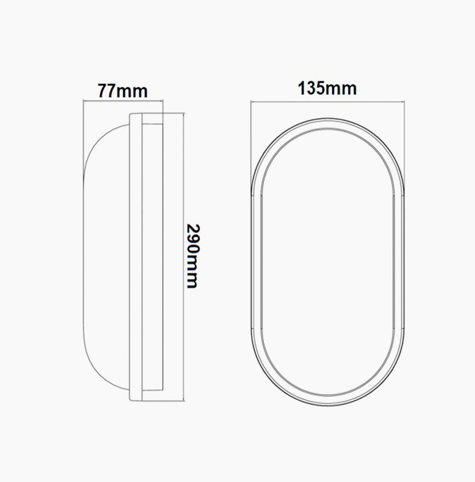 Applique a muro LED 18W – Design a forma di tartaruga, luce fredda/calda/naturale, protezione IP65 - ambraled