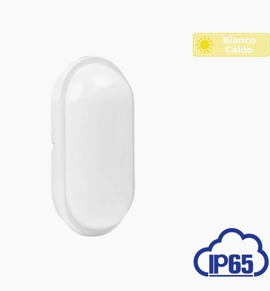 Applique a muro LED 18W – Design a forma di tartaruga, luce fredda/calda/naturale, protezione IP65 - ambraled