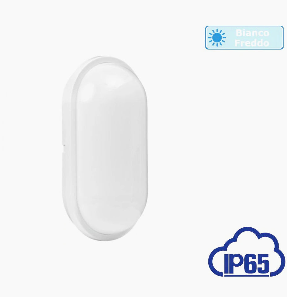 Applique a muro LED 18W – Design a forma di tartaruga, luce fredda/calda/naturale, protezione IP65 - ambraled