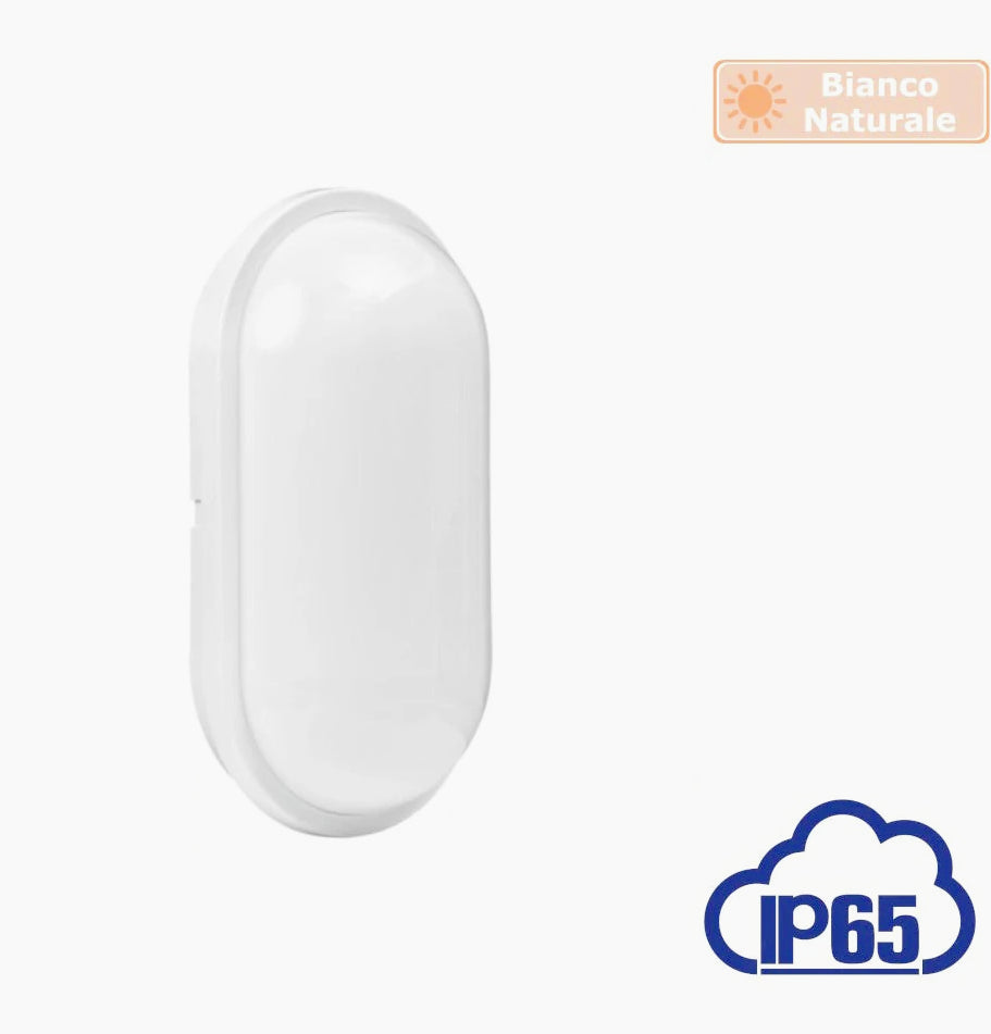 Applique a muro LED 18W – Design a forma di tartaruga, luce fredda/calda/naturale, protezione IP65 - ambraled