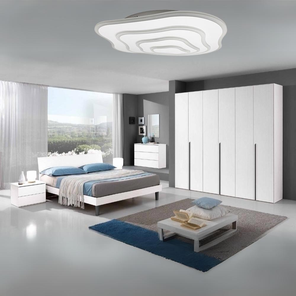 Plafoniera LED effetto ondulato 59W con regolazione luce (fredda/naturale/calda) - ambraled