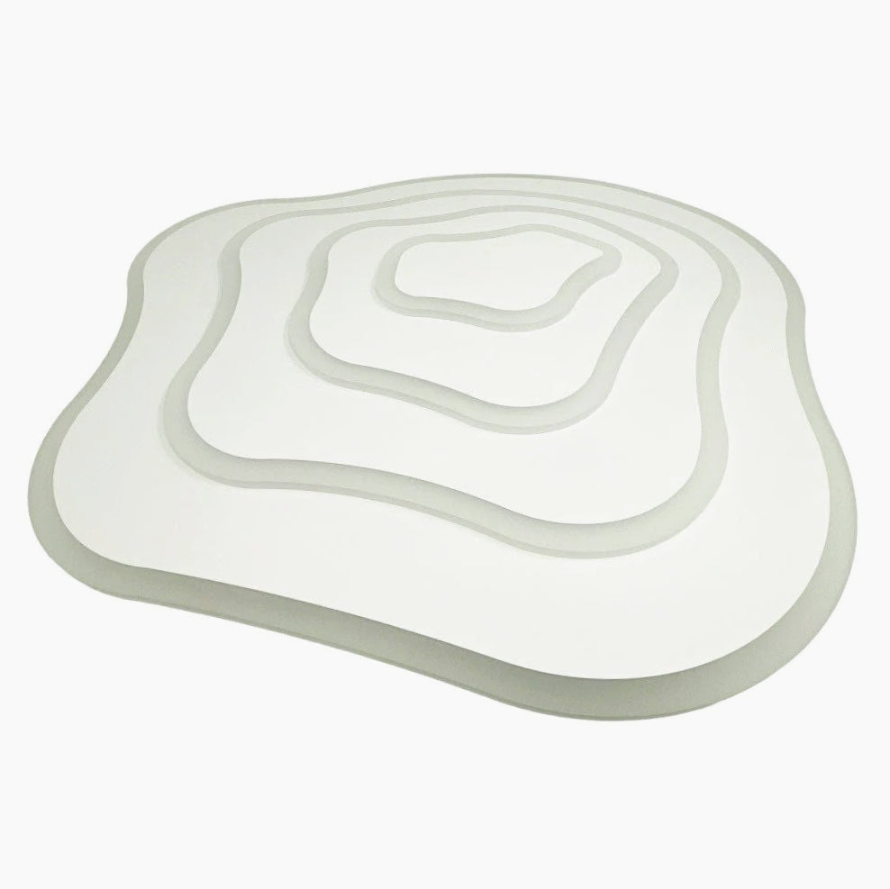 Plafoniera LED effetto ondulato 59W con regolazione luce (fredda/naturale/calda) - ambraled