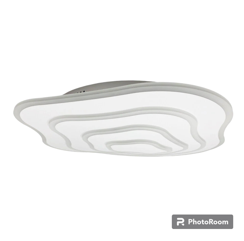 Plafoniera LED effetto ondulato 59W con regolazione luce (fredda/naturale/calda) - ambraled