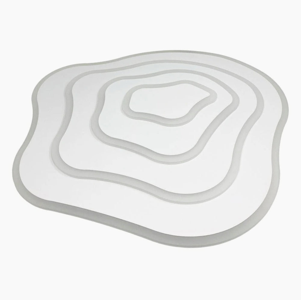 Plafoniera LED effetto ondulato 59W con regolazione luce (fredda/naturale/calda) - ambraled