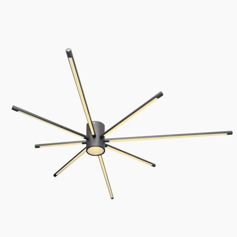 Plafoniera LED moderna nera 43W - Regolazione luce 6500K/4000K/3000K - ambraled