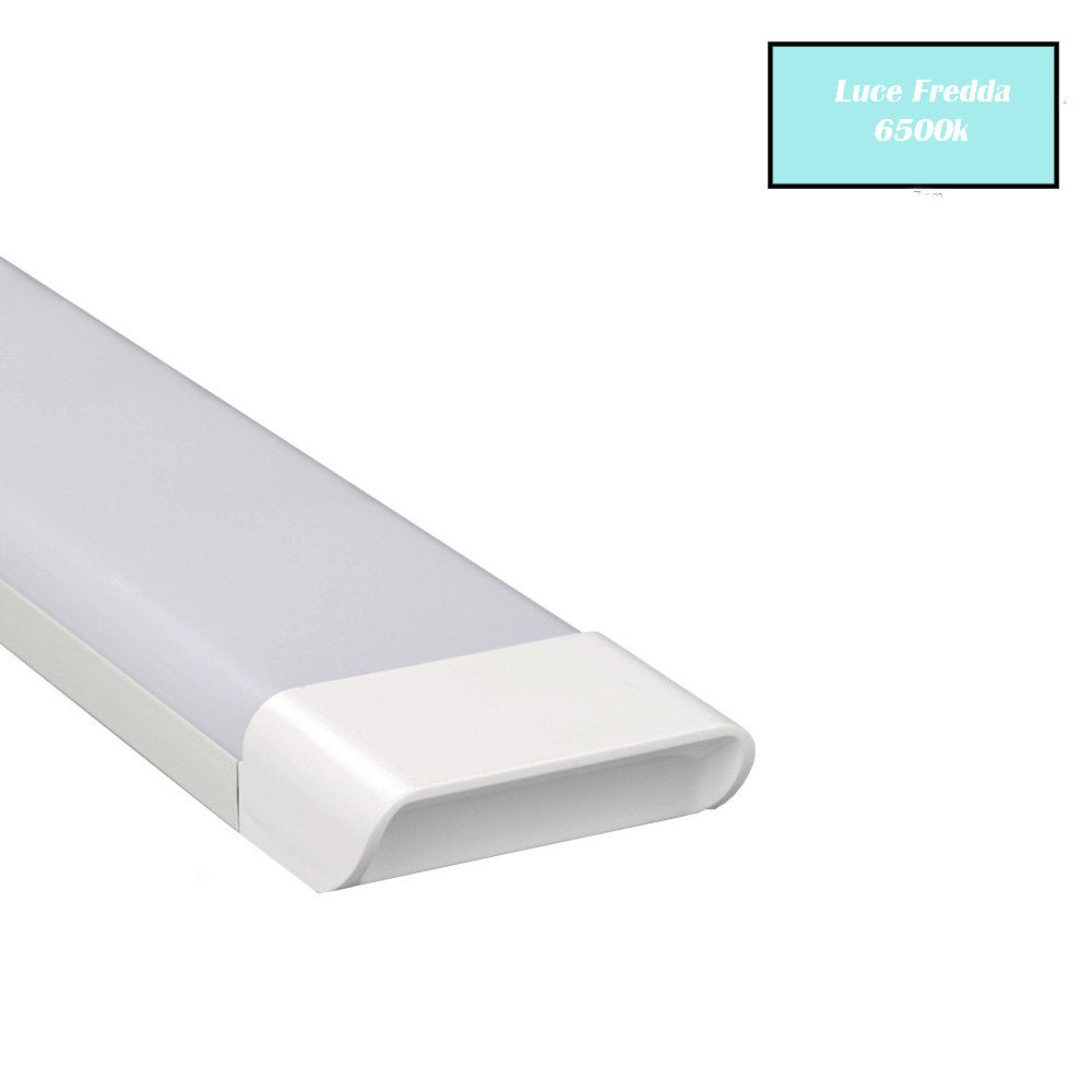 Plafoniera LED Slim 27W - 60cm, luce regolabile 6500K/4000K/3000K per soffitto e mensole - ambraled