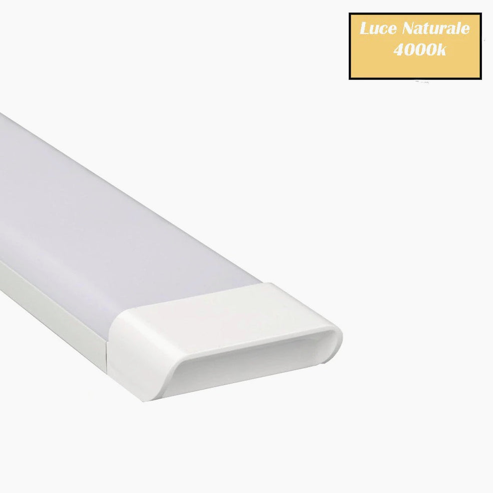 Plafoniera LED Slim 27W - 60cm, luce regolabile 6500K/4000K/3000K per soffitto e mensole - ambraled