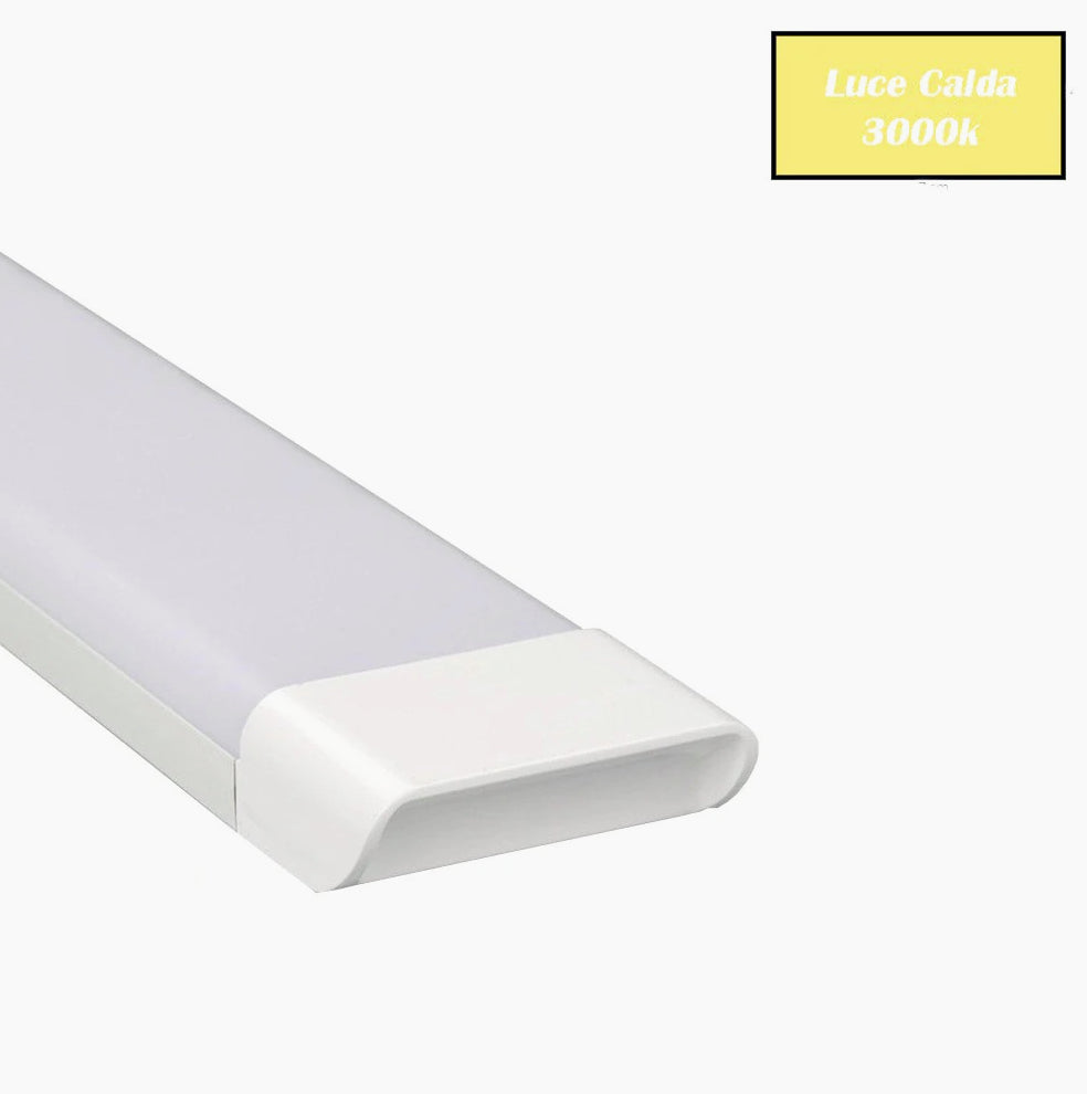 Plafoniera LED Slim 27W - 60cm, luce regolabile 6500K/4000K/3000K per soffitto e mensole - ambraled