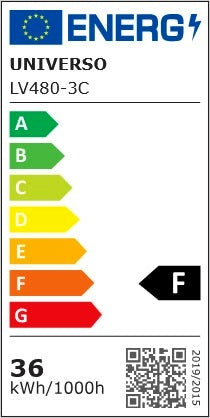 Plafoniera LED ultra sottile 36W con tecnologia CCT - Regolazione luce da 6500K (fredda) a 2700K (calda) - ambraled