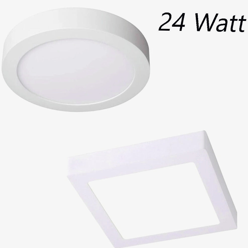 Plafoniera LED 24W - Tecnologia CCT con 3 colorazioni di luce (fredda 6500K / calda 3000K / naturale 4000K) - ambraled