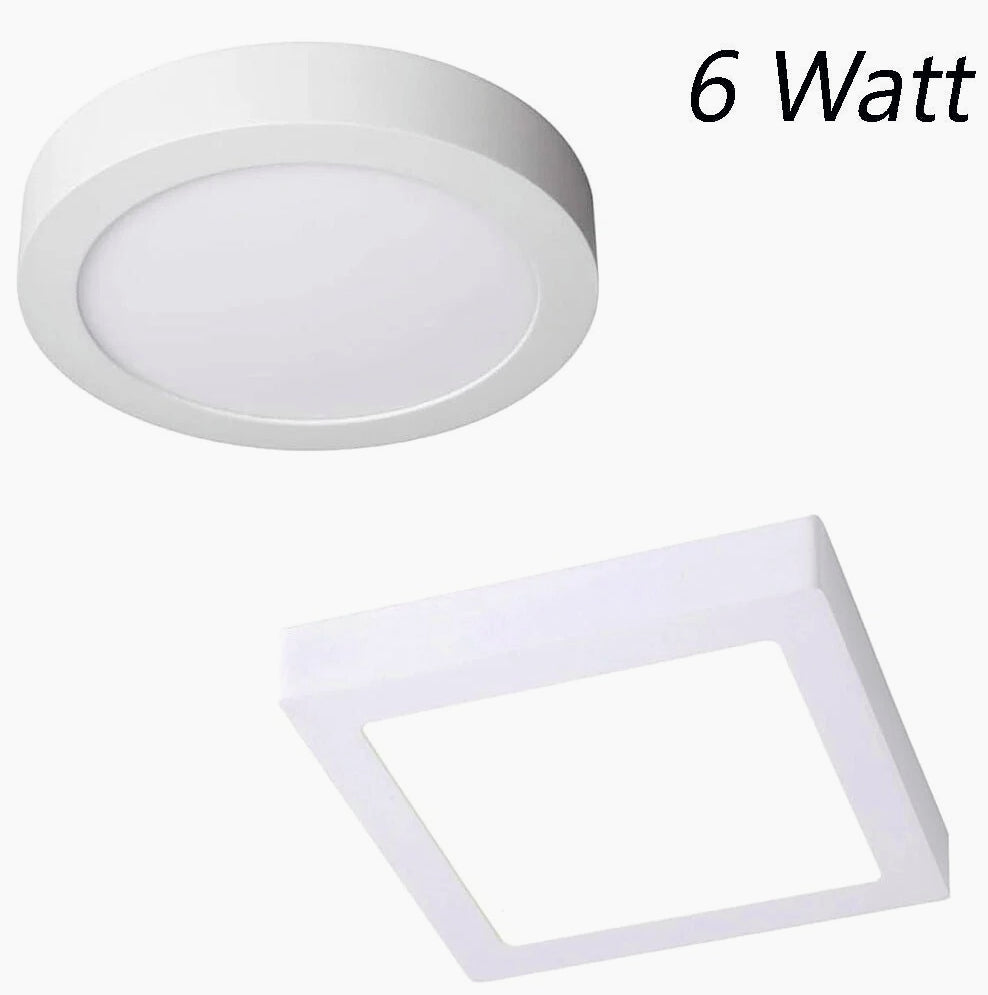 Plafoniera LED per esterni 6W con regolazione CCT (tre colori selezionabili: fredda, calda, naturale) - ambraled