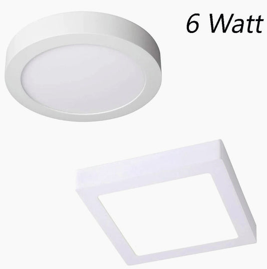 Plafoniera LED per esterni 6W con regolazione CCT (tre colori selezionabili: fredda, calda, naturale) - ambraled