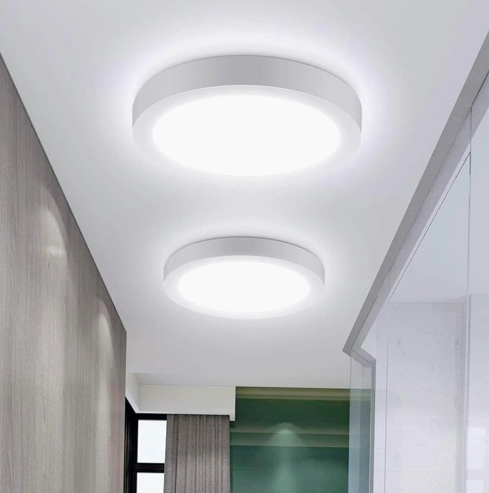 Plafoniera LED per esterni 6W con regolazione CCT (tre colori selezionabili: fredda, calda, naturale) - ambraled