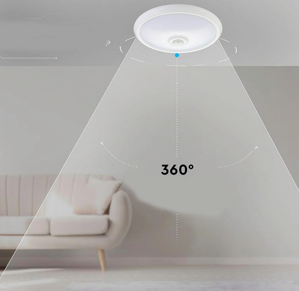 Plafoniera 15W con sensore - luce fredda (6500K) - ambraled